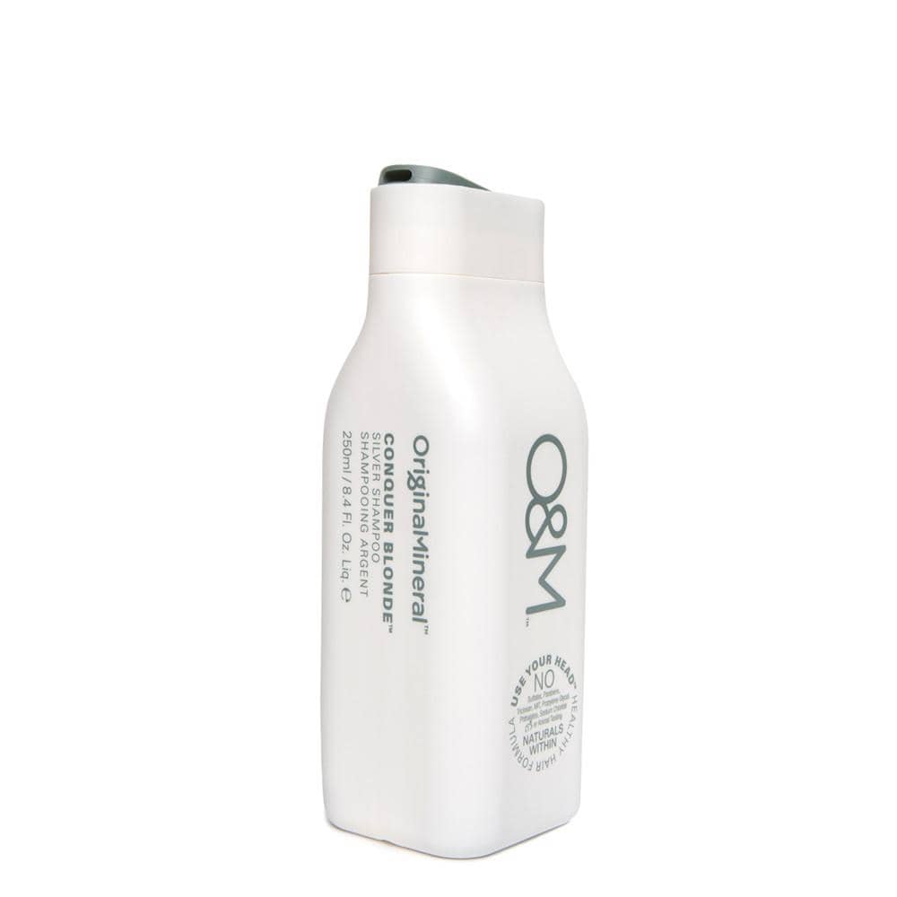 O M Conquer Blonde Silver Shampoo Buy Original Mineral Online